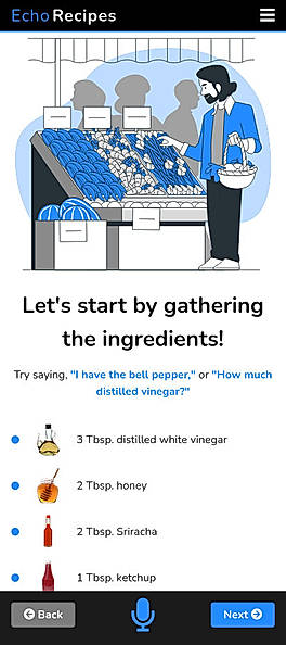 Ingredients screenshot