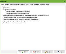 Editing Option