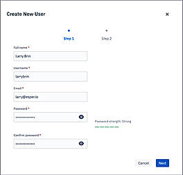 Create New User