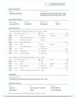 Function-Sheet-Sample