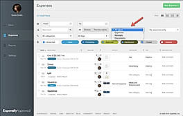 Expense screenshot