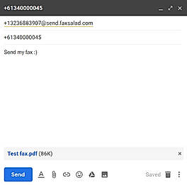 FaxSalad screenshot