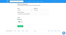 Create Quick Start Project