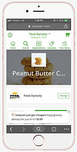 Foodspace screenshot