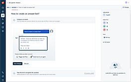 Bot Specific Answer screenshot