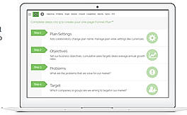 Step-by-Step guided planning Screenshots