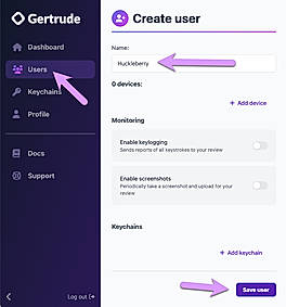 Create User
