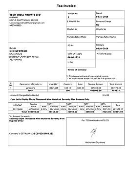 Tax Invoice Maker