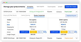 GoComet screenshot