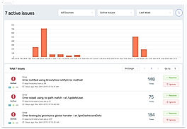 Error Monitoring screenshot