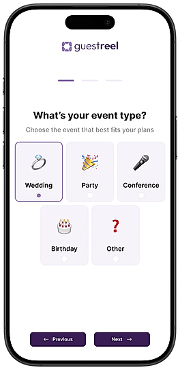 Easily set up your event