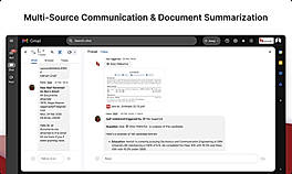 Multi-Source Communication and Document Summarization