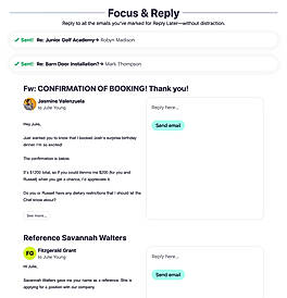 Focus and Reply