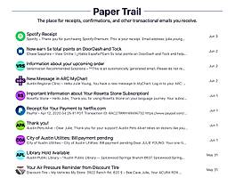 Paper Trail