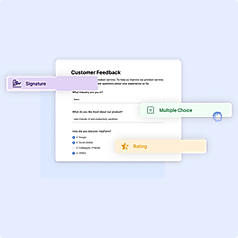 Customer Feedback screenshot