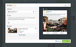 Hootsuite New post