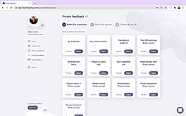 Private feedback
