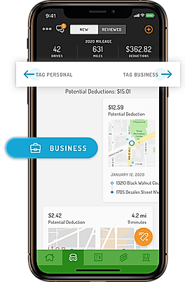 Mileage between Businesses