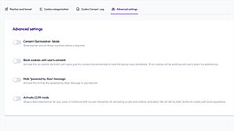 Advanced Settings
