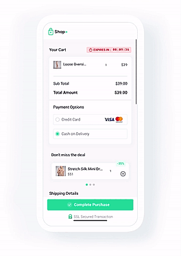 Inline Checkout screenshot