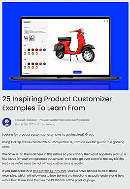 25 Inspiring Product Customizer Examples To Learn From