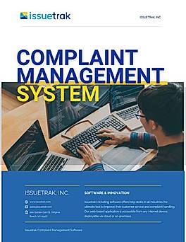 Issuetrak Complaint Management System