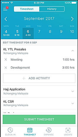 Time sheet