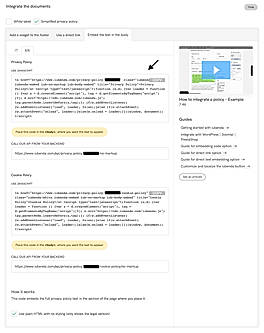 Integrate the document