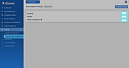 Login to your iZooto