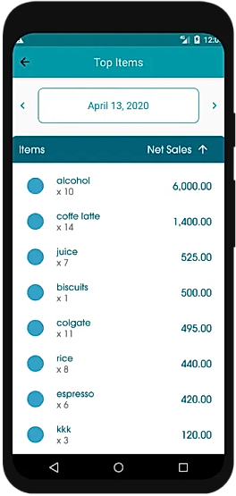 KaHero POS screenshot