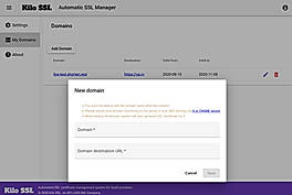Domain screenshot