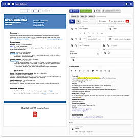 Applicant Tracking screenshot