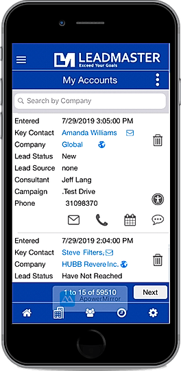 LeadMaster screenshot