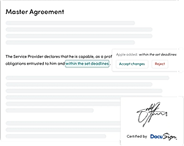 Master Agreement