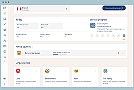 How to Learn with lingvist Web