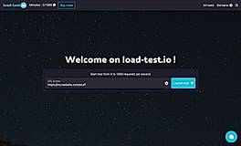 Load-test.io screenshot
