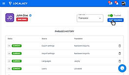 Localazy screenshot