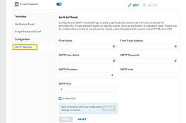 Configure SMTP