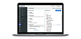 Advanced password policies, teams, role and permission settings screenshot