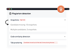 Assessment screenshot
