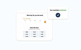Meeting Confirmation screenshot