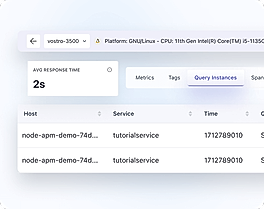 Real time query analysis
