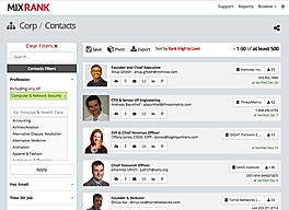 MixRank screenshot