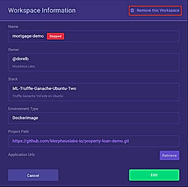 Remove Workspace