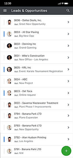 Mothernode CRM screenshot