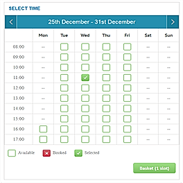 My Reservation System screenshot