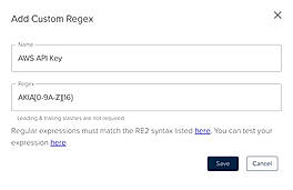 Add Custom Regex