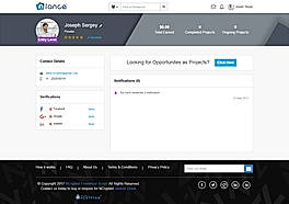 Nlance : Provider's Dashboard screenshot