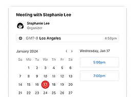 Built-in scheduling
