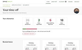 Time off requests managed online